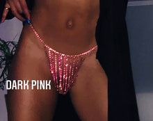 Crystal drip thong