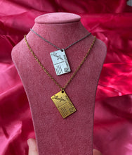 Post card necklace