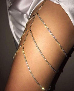 Bella thigh chain - Icegoldbyvee