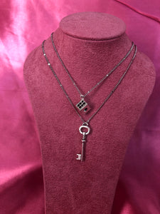 Dice pendant necklace