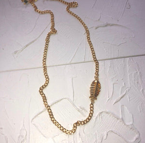 Fish bone necklace - Icegoldbyvee