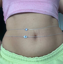 Evil eye belly chain