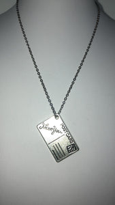 Post card necklace - Icegoldbyvee