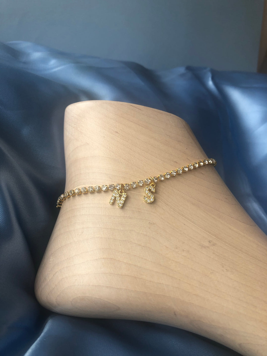 Cz name anklet