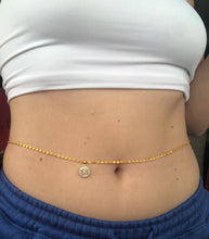 Round initial belly chain