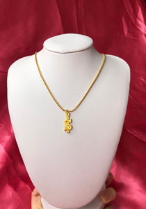 Dollar sign necklace