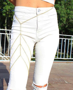 Bella thigh chain - Icegoldbyvee