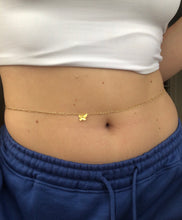 Butterfly belly chain