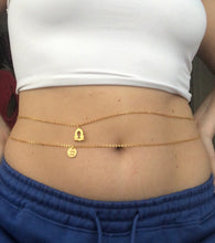 Zodiac sign belly chain