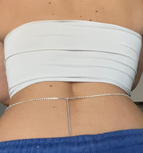 Dainty butterfly belly chain