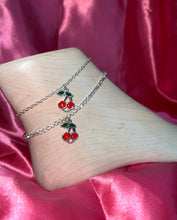 Cherry anklet