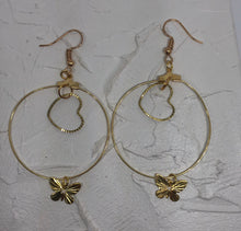 Heart+butterfly hoops - Icegoldbyvee