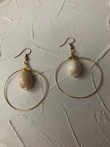 Seashell hoops - Icegoldbyvee