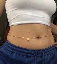 Zodiac sign belly chain