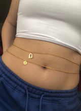 Zodiac sign belly chain