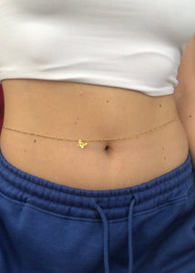 Butterfly belly chain