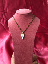 Triangle pendant necklace