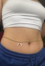 Horn pendant belly chain