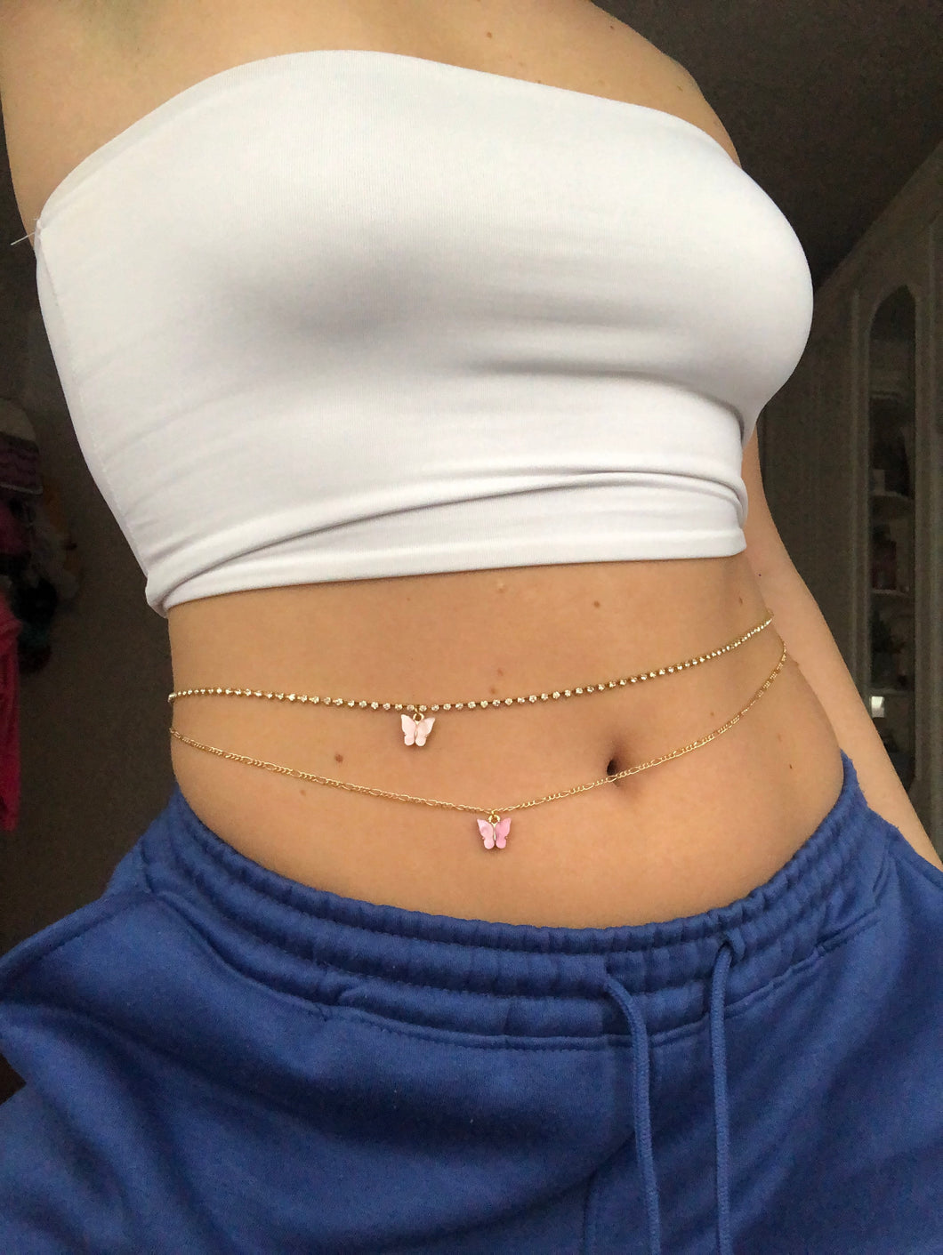 Mariposa belly chain