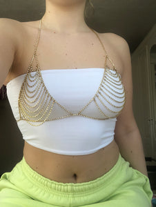 Crystal drip bralette