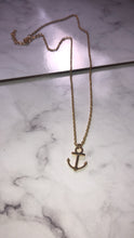 Anchor pendant necklace - Icegoldbyvee