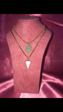 Triangle pendant necklace