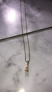 Eiffel tower pendant - Icegoldbyvee