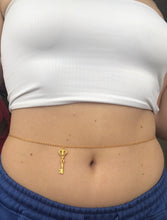 Love key belly chain