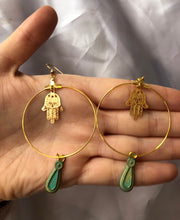 Hand of Fatima earrings