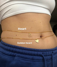 Heart belly chain