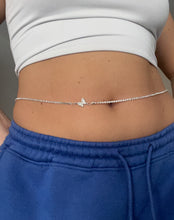 Dainty butterfly belly chain