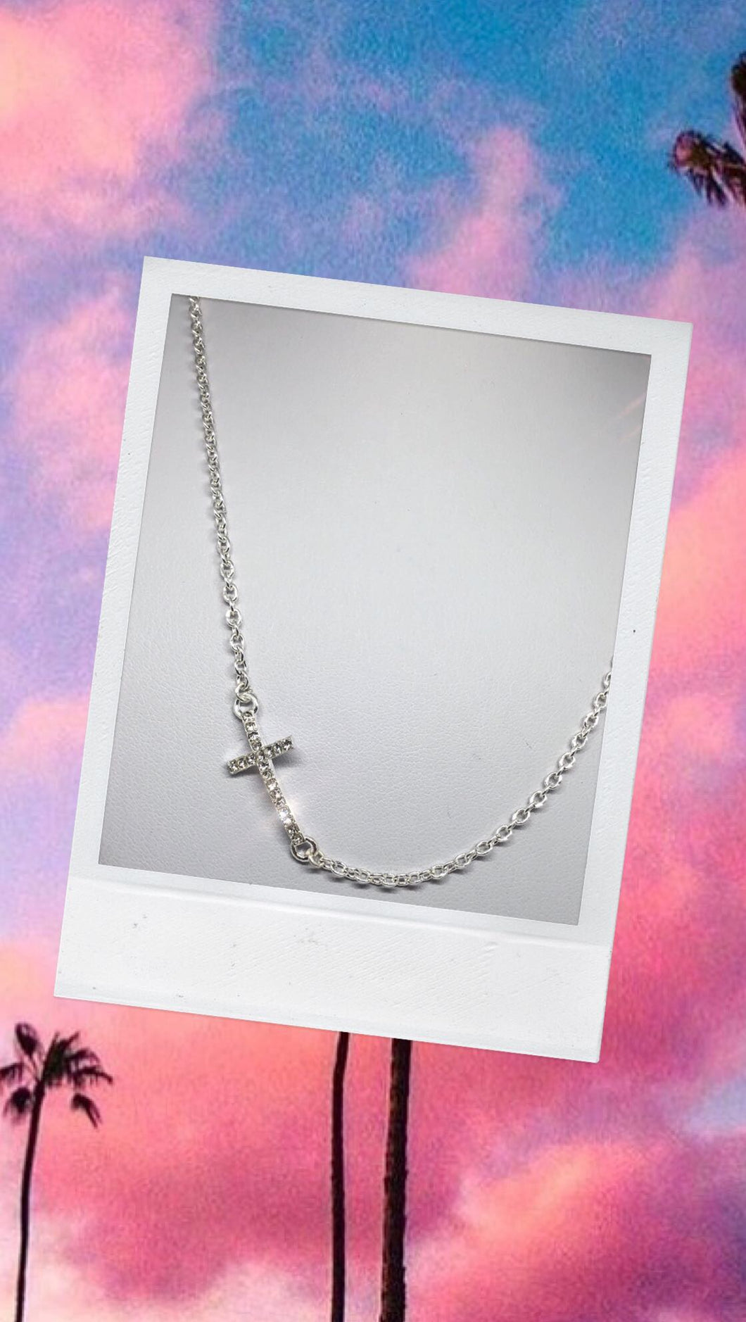 Sparkle cross necklace - Icegoldbyvee