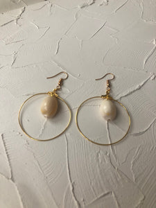 Seashell hoops - Icegoldbyvee