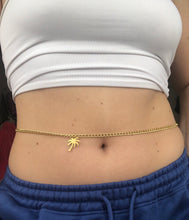 Palm tree belly chain