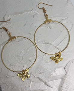 Butterfly hoops - Icegoldbyvee