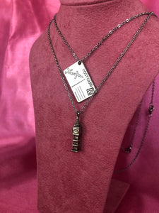 Post card necklace