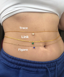 Icy belly chain