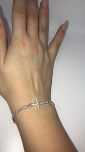 Sparkle cross bracelet - Icegoldbyvee