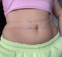 Evil eye belly chain