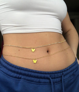 Mariposa belly chain