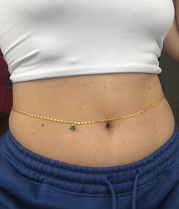 Icy belly chain