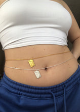 Post card belly chain