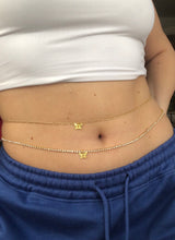 Butterfly belly chain