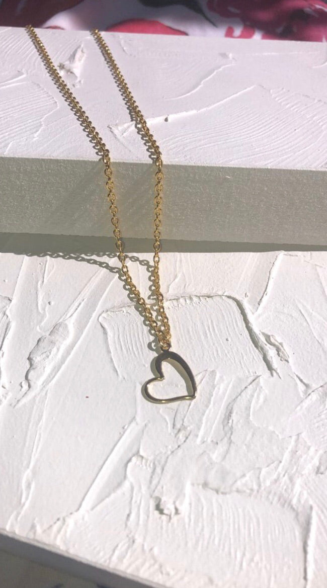 Heart you necklace - Icegoldbyvee